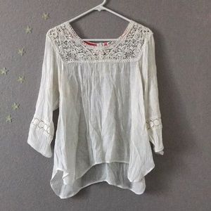Airy lace blouse